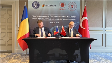 Türkiye firma acuerdo para exportar hasta cuatro millones de metros cúbicos de gas natural a Rumanía 