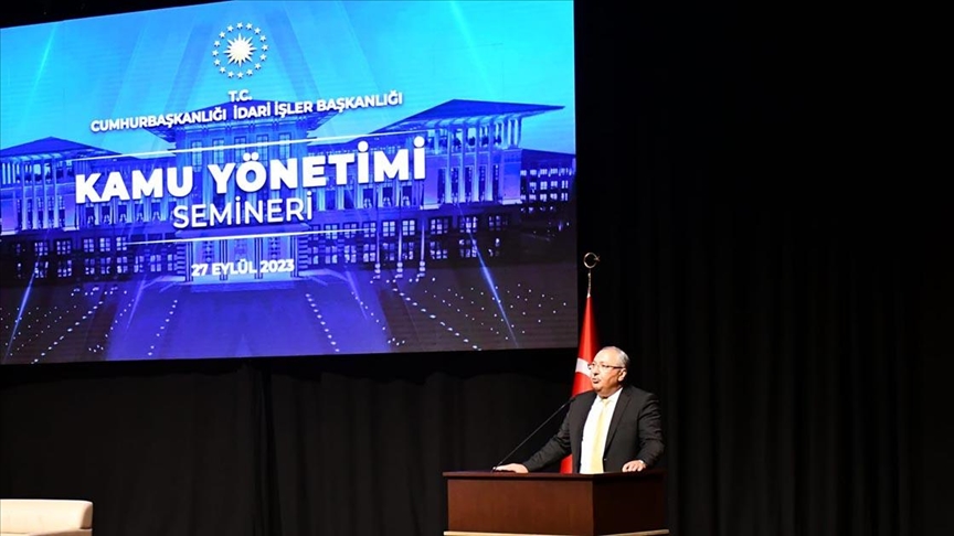 Cumhurbaşkanlığı İdari İşler Başkanlığı, Kamu Yönetimi Semineri düzenledi