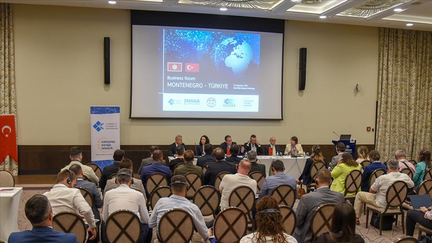 Podgorica: Organizovan poslovni forum i bilateralni susreti privrednika Crne Gore i Turkiye