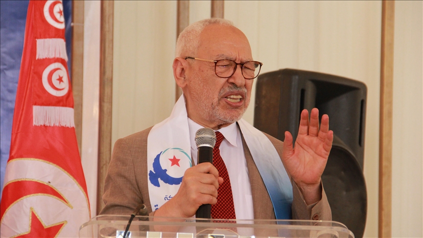 Tunisia's Ennahda Party leader Ghannouchi begins hunger strike