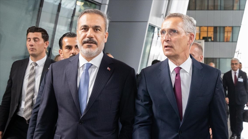 Turkish foreign minister, NATO chief discuss NATO enlargement: Sources