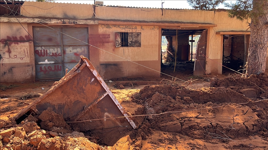 Heavy rains cause houses to collapse in Libya’s Ubari