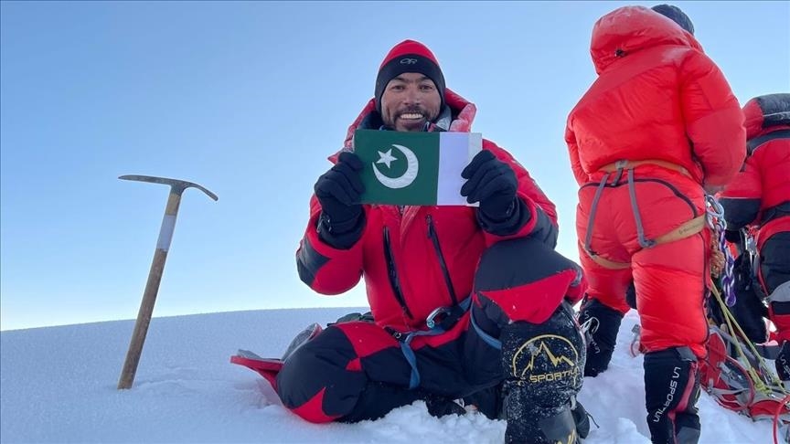 Pakistani climber becomes 1st in country to ascend 13 peaks above 8,000 meters