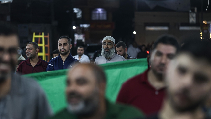 Palestinians rally in Gaza against settlers' incursions into Al-Aqsa Mosque