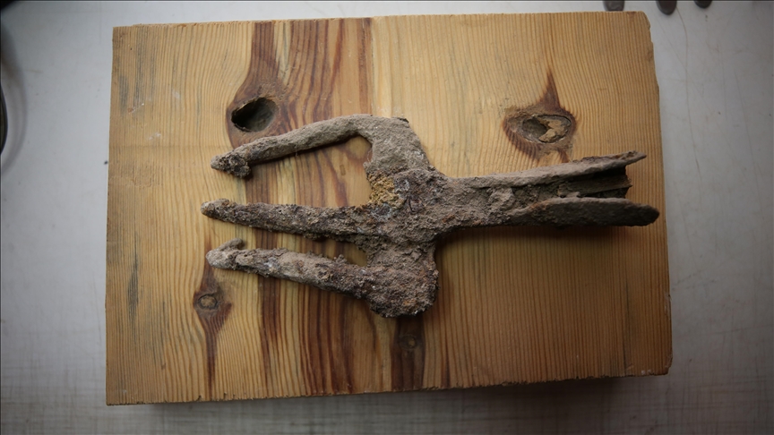 В античном городе Ассос обнаружили гарпун-трезубец возрастом 1700 лет