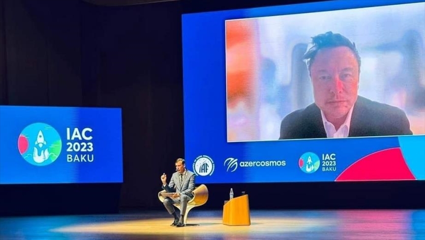 Илон Маск ответил на вопросы участников астронавтического конгресса в Баку