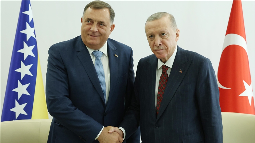 Turkish President Erdogan meets Bosnian Serb leader in Ankara