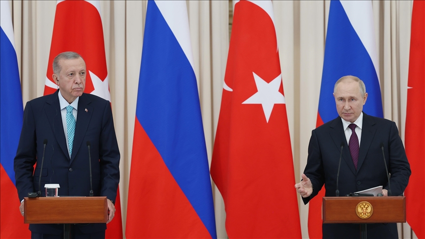 Turkish, Russian leaders discuss 'worrying' Israeli-Palestinian conflict