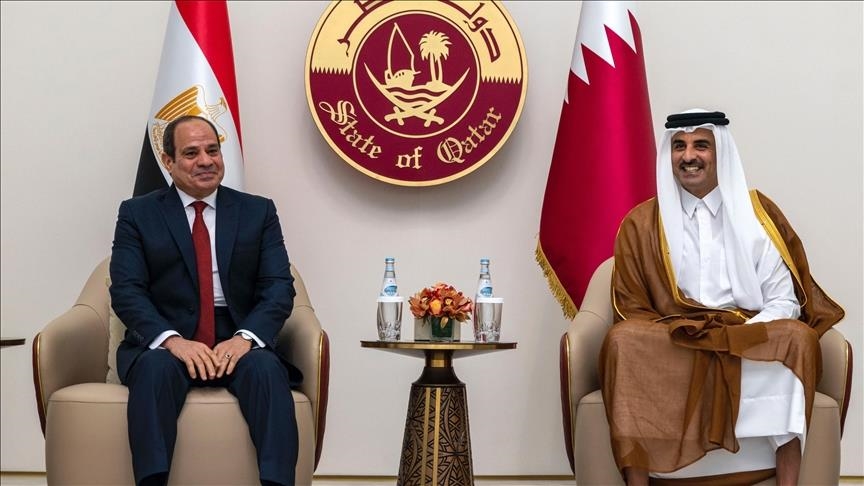Conflit israélo-palestinien: Entretien téléphonique entre l'émir du Qatar et le président égyptien