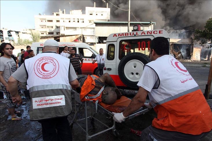 Bande de Gaza : 4 ambulanciers tués suite à des frappes israéliennes