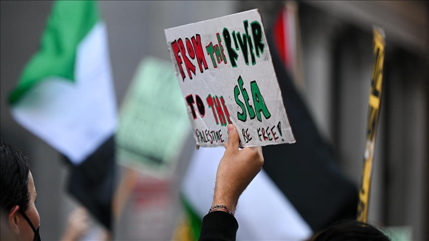 Pro-Palestine South Africans protest outside US consulate, accuse Washington of fanning deadly conflict