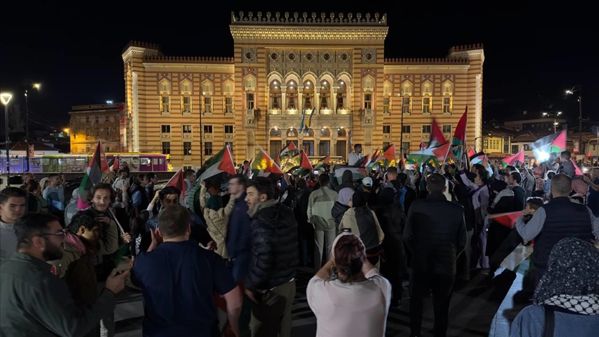 Sarajevo: Uzvicima "Slobodna Palestina, slobodna Gaza" završen skup podrške Palestini