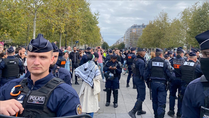 France : Verbalisations et arrestations au menu du rassemblement de soutien au peuple palestinien à Paris