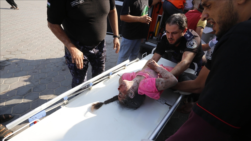 Palestinian death toll from Israeli attacks on Gaza reaches 2,215, including 724 children