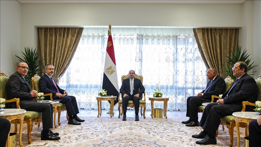 ‘People of Gaza must have safe, urgent access to humanitarian aid,’ say Turkish foreign minister, Egyptian president