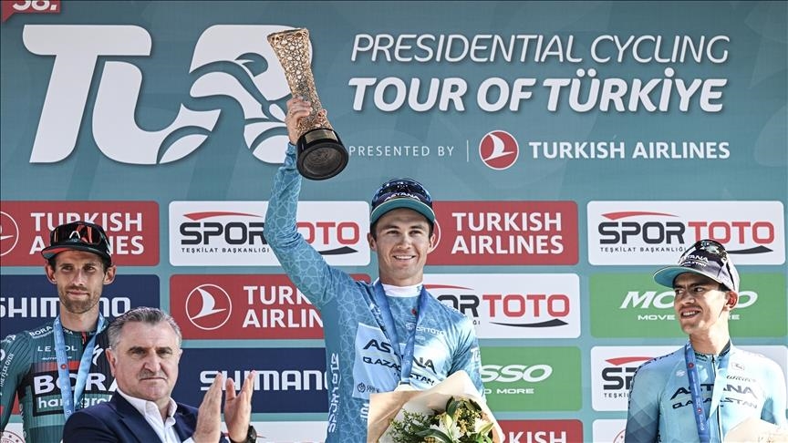 Alexei Lutsenko menangkan perlombaan Tur Bersepeda Kepresidenan Turkiye 2023