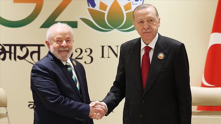 Turkish, Brazilian presidents discuss latest developments in Israel-Palestine conflict