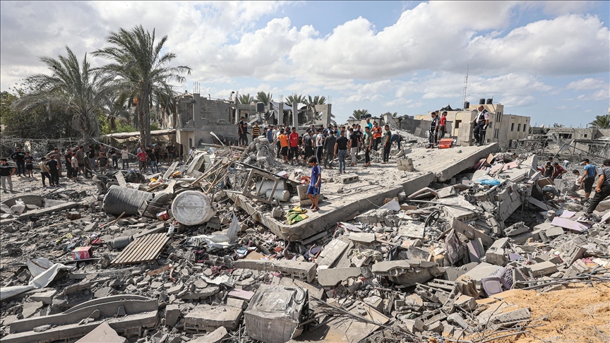 12 Palestinians killed in Israeli airstrike on southern Gaza Strip