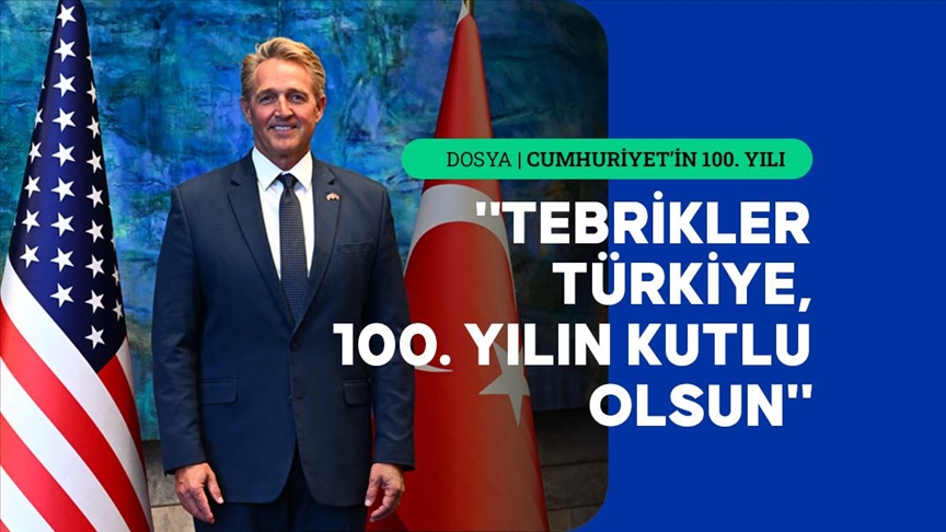 ABD'nin Ankara Büyükelçisi Flake Türkiye Cumhuriyeti'nin 100. yılını kutladı