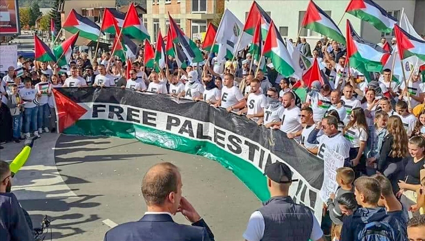 Crna Gora: U Rožaju, Plavu i Gusinju održani skupovi podrške narodu Palestine
