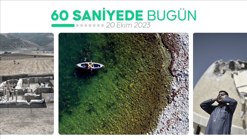 60 saniyede bugün (20 Ekim 2023)
