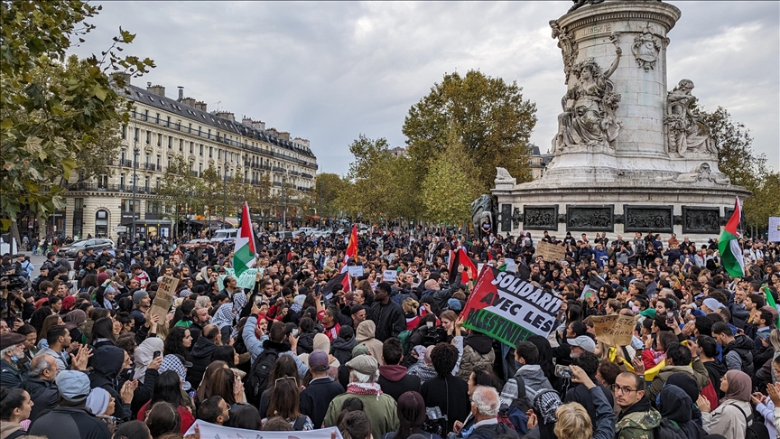 Thousands attend pro-Palestine rally in Paris