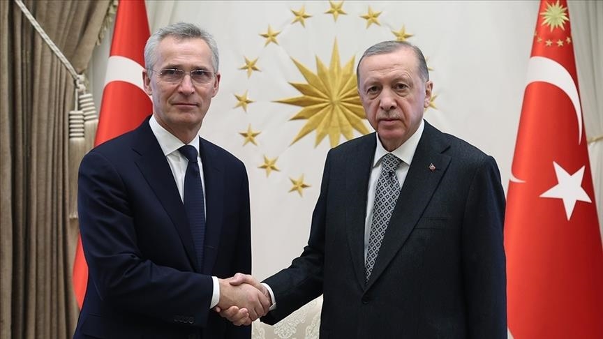 Turkish president, NATO chief discuss latest developments in Gaza