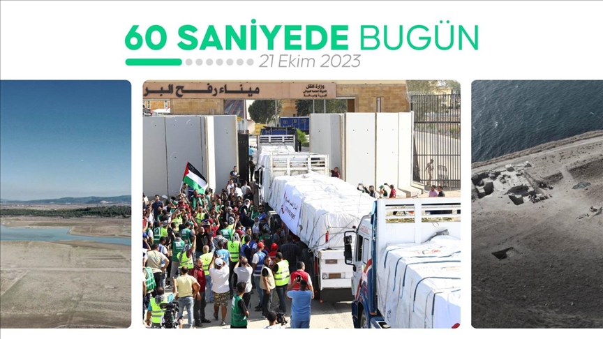 60 saniyede bugün (21 Ekim 2023)
