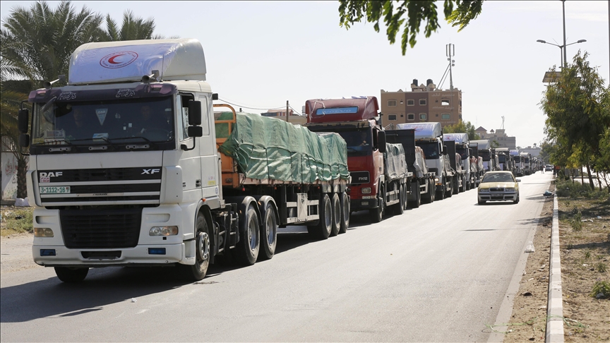 India sends humanitarian aid for Palestinians