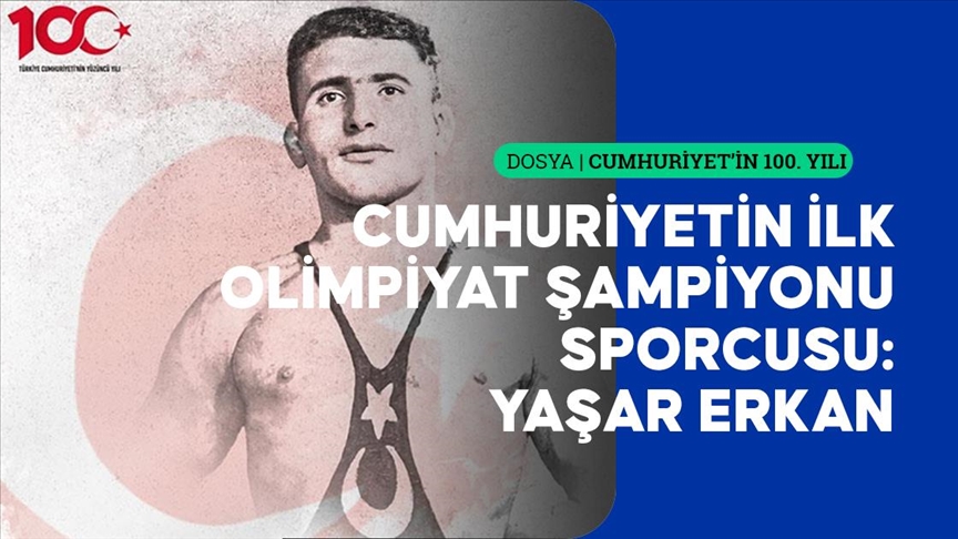 Cumhuriyetin ilk olimpiyat şampiyonu sporcusu: Yaşar Erkan