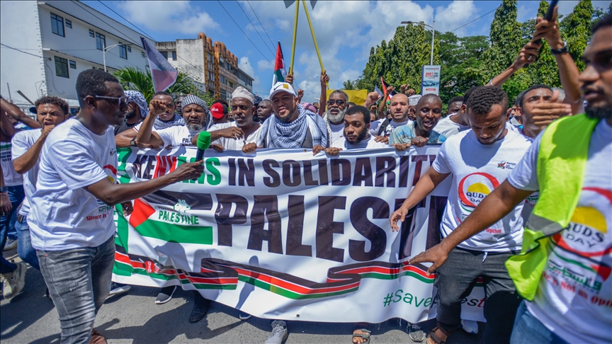 Kenyans demonstrate against Israeli attacks on Gaza