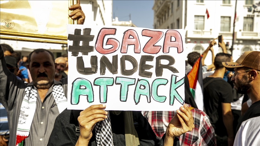 تونس.. "وقفة غضب" أمام السفارة الأمريكية نصرةً لفلسطين