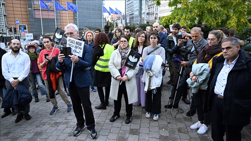 Thousands rally in Brussels in support of Palestine