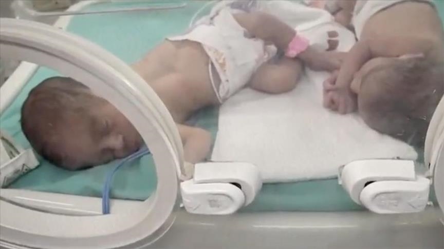 Unborn baby saved by doctors in Gaza after Israeli airstrike
