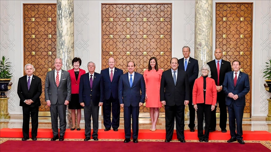 Egypt's president discusses situation in Gaza with Malaysian premier, US delegation