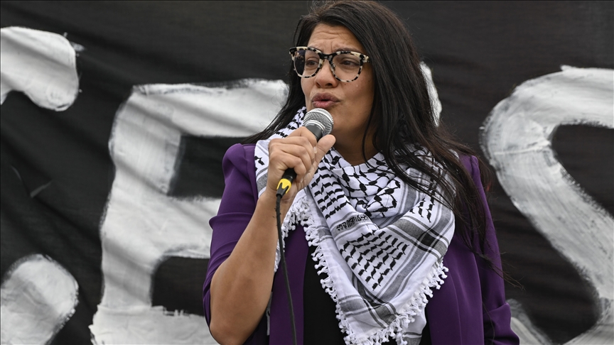 ABD Kongre üyesi Tlaib'den, Cumhuriyetçi Taylor-Greene'e Filistin tepkisi: Susturulmayacağım