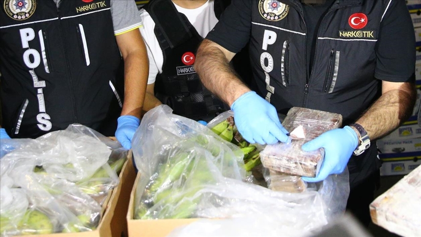 Over 600 kg of cocaine seized in southern Türkiye