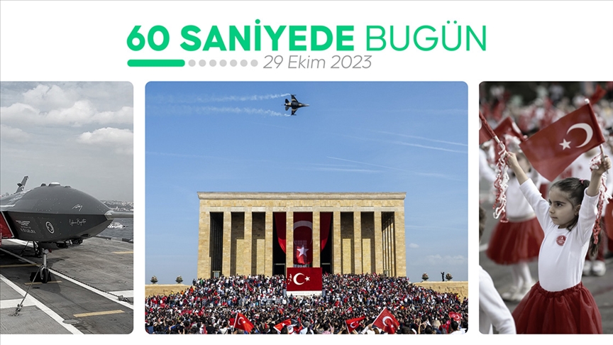 60 saniyede bugün (29 Ekim 2023)