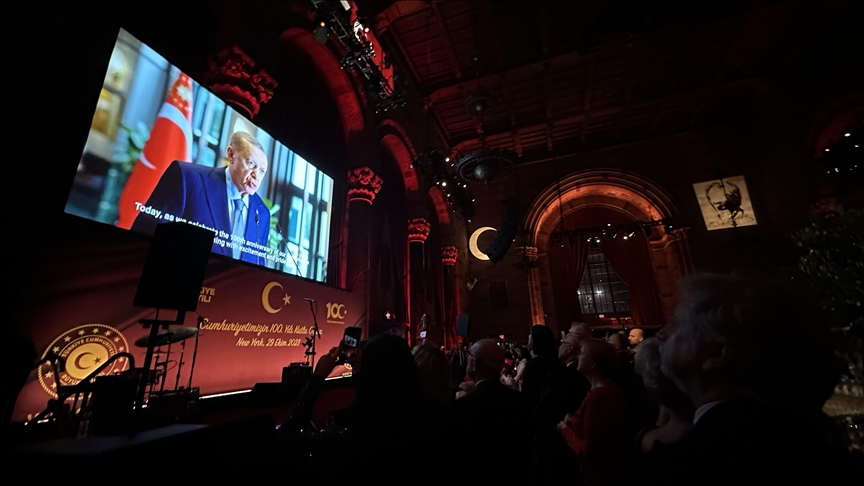 Türkiye'nin New York Başkonsolosluğu'ndan "Cumhuriyet'in 100. yılı" resepsiyonu