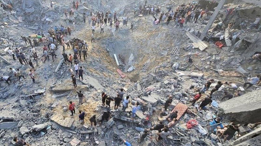 داخلية غزة: 400 بين شهيد وجريح بقصف إسرائيلي لحي سكني بمخيم جباليا