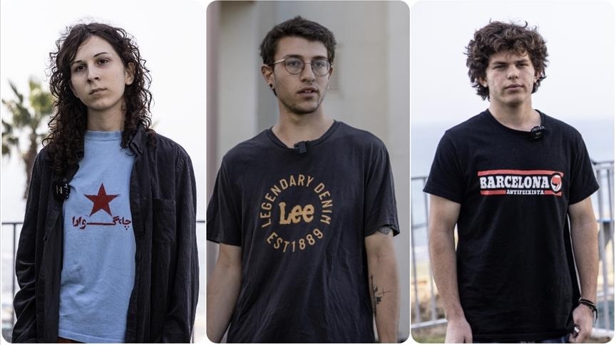 Часть израильской молодежи против войны в Газе