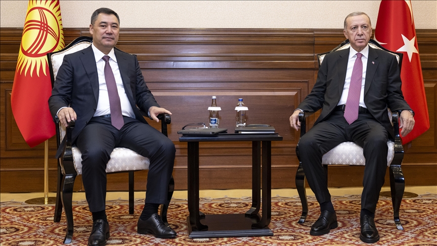 Turkish President Erdogan meets OTS leaders in Kazakhstan's capital