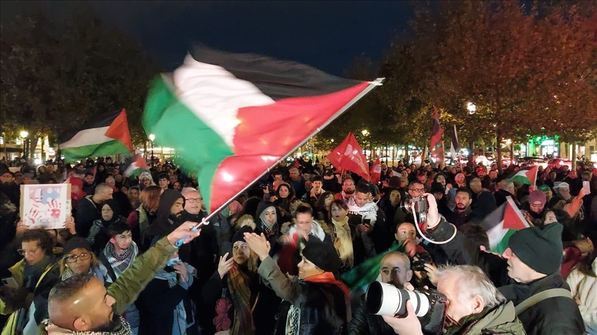 France : rassemblement propalestinien à Paris