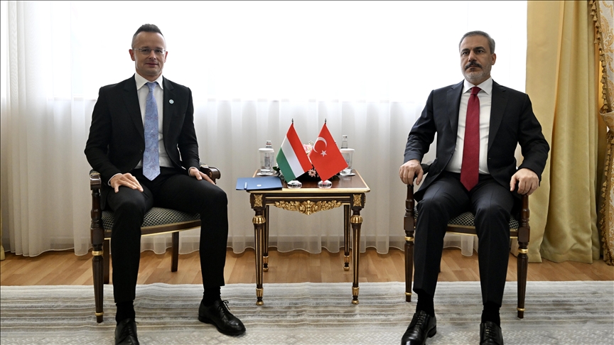 Turkish, Hungarian foreign ministers hold talks in Astana