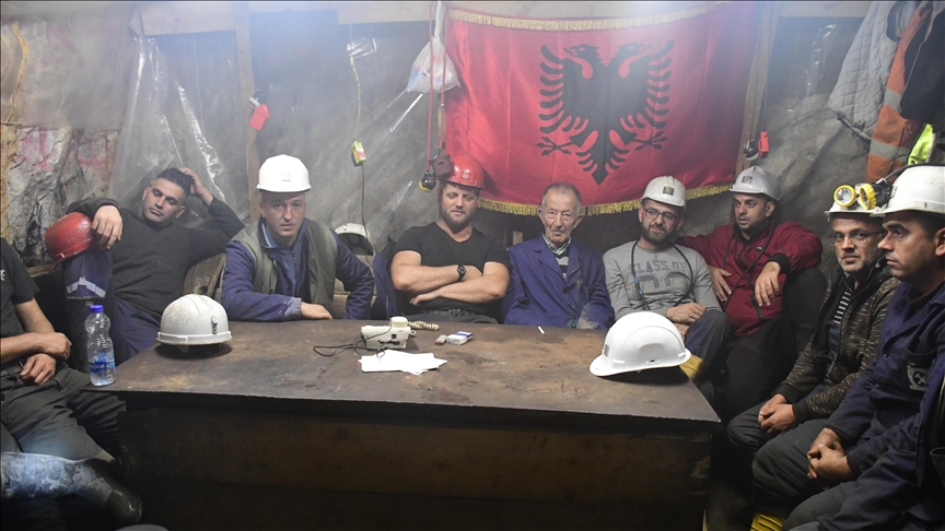 Kosovo mine workers end hunger strike after demands met