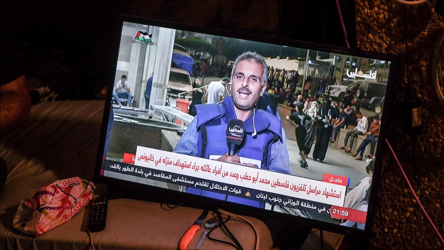 Palestine TV correspondent killed in Israeli airstrike on his Gaza home