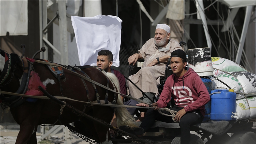 1.5M Palestinians displaced in Gaza Strip since Oct. 7, says UN agency