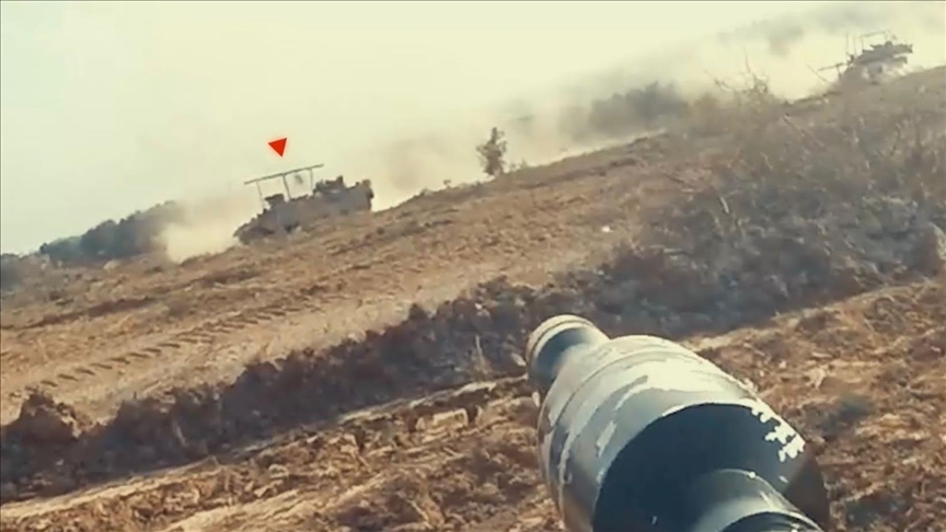 Hamas' al-Qassam Brigades says it destroyed 6 Israeli tanks since morning