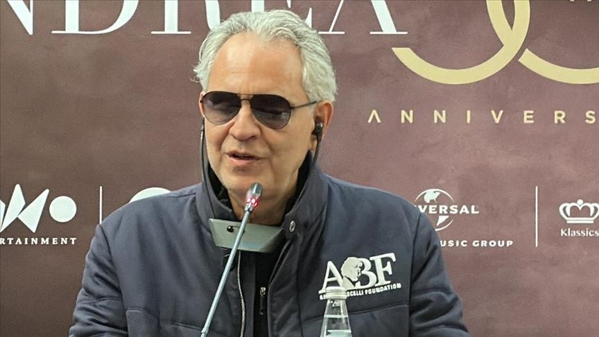 ‘I will use my voice, music for global peace,’ says legendary Italian tenor