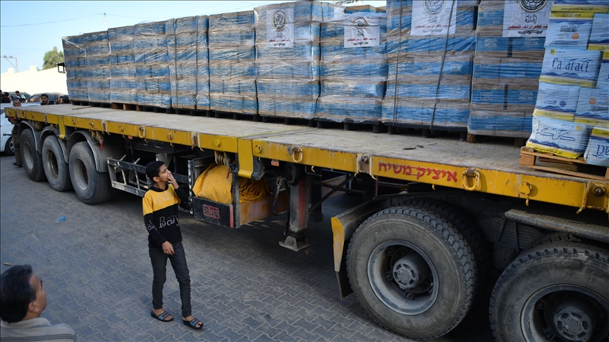 118 aid trucks enter Gaza through Rafah crossing